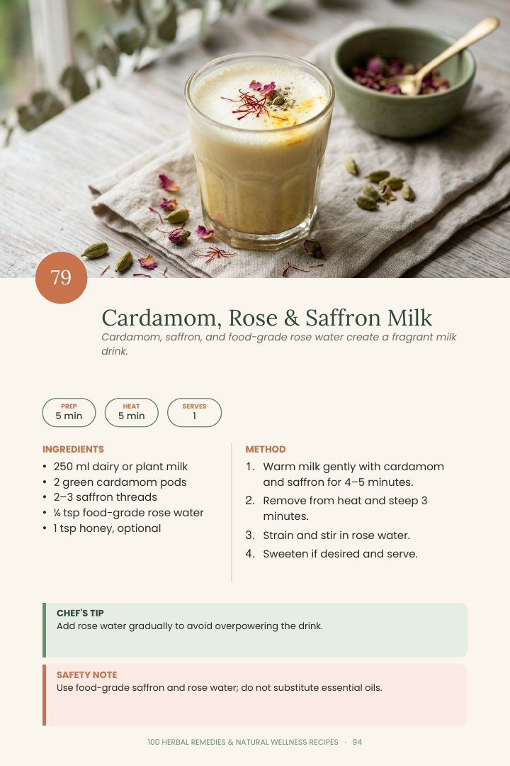 Sample recipe page