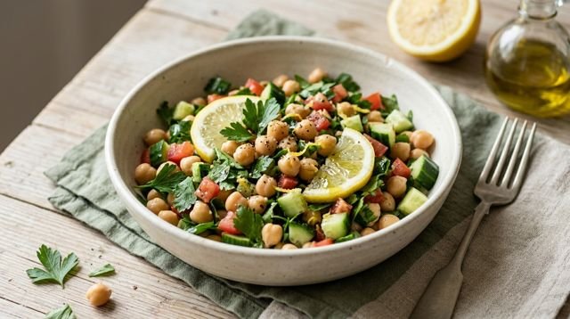 Parsley, Chickpea & Lemon Salad