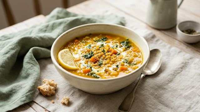 Turmeric & Lentil Vegetable Soup