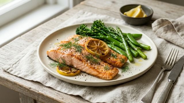 Dill & Lemon Baked Salmon