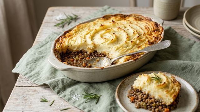 Rosemary & Lentil Shepherd's Pie